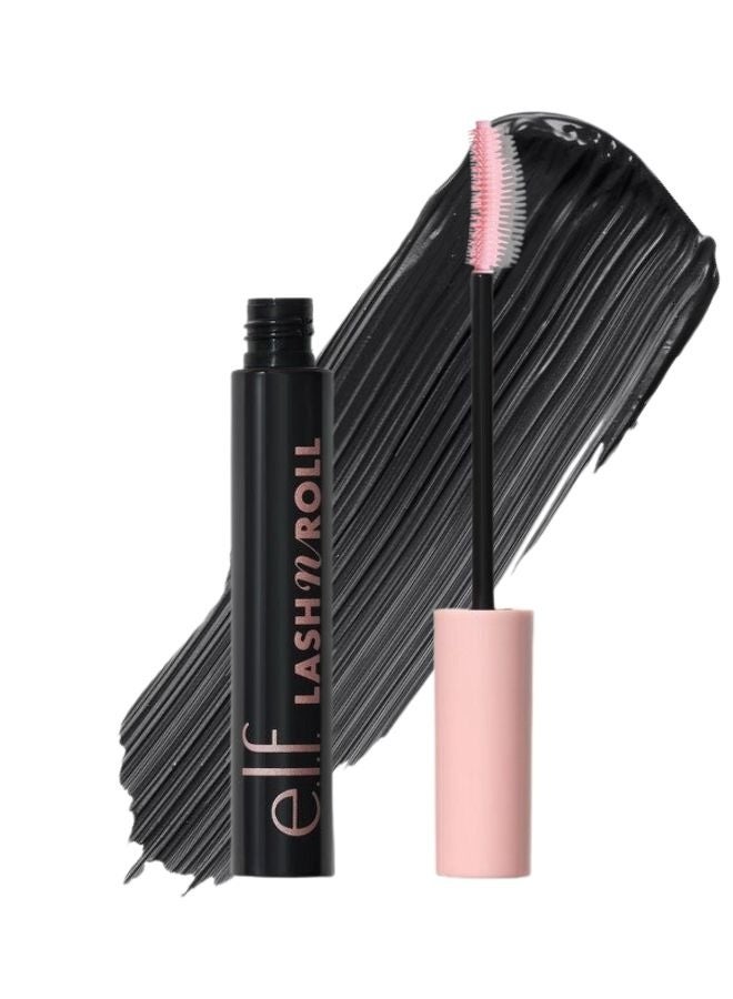 إلف ماسكارا إي.إل.إف. لاش آند رول® لتجعيد ورفع الرموش - أسود فاحم | ماسكارا ميجا كيرل آند ليفت مع فرشاة سيليكون منحنية مزدوجة الجوانب، مقاومة للتلطخ، نباتية وخالية من القسوة على الحيوانات - Image 1